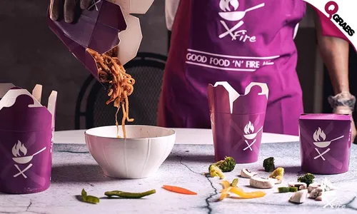 Custom Noodle Boxes at X-Fire Restaurant!